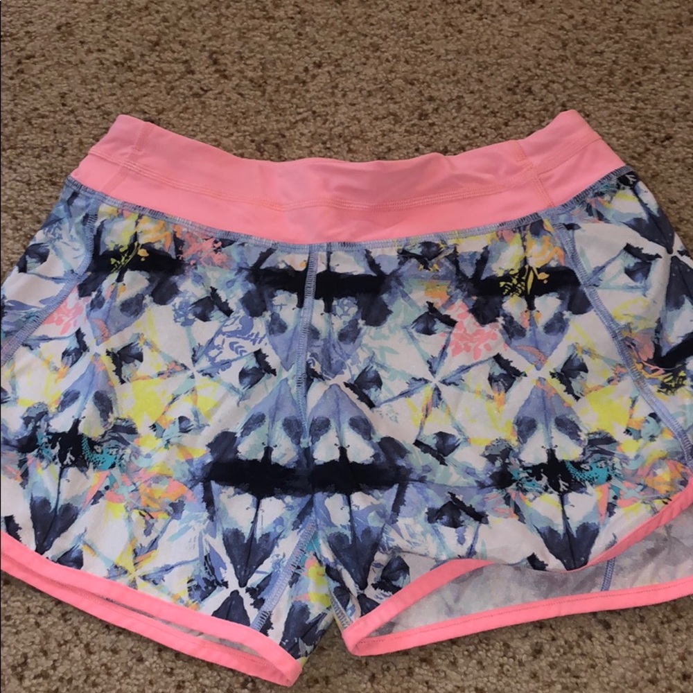 multicolored ivivva shorts (lululemon kids)